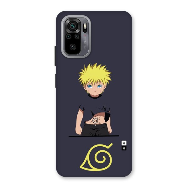 Naruto Kid Back Case for Redmi Note 10