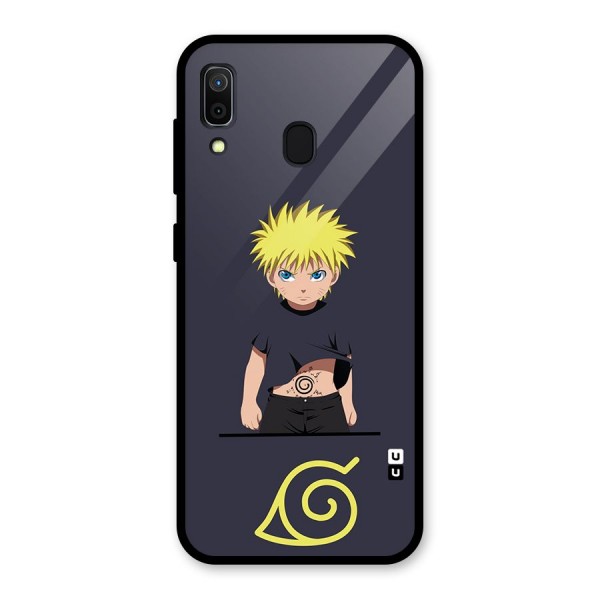 Naruto Kid Glass Back Case for Galaxy A30