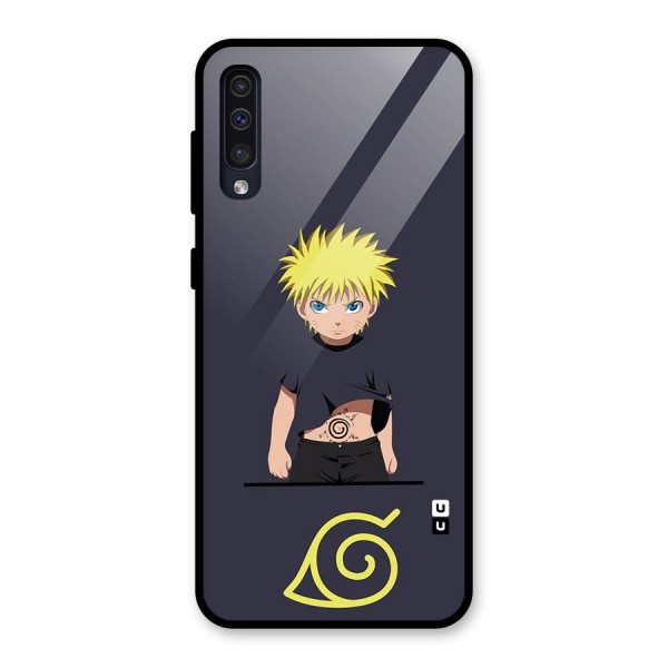 Naruto Kid Glass Back Case for Galaxy A50s