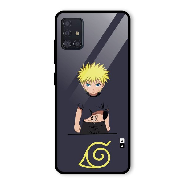 Naruto Kid Glass Back Case for Galaxy A51