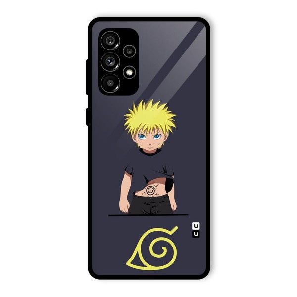 Naruto Kid Glass Back Case for Galaxy A73 5G