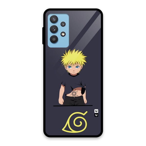 Naruto Kid Glass Back Case for Galaxy M32 5G