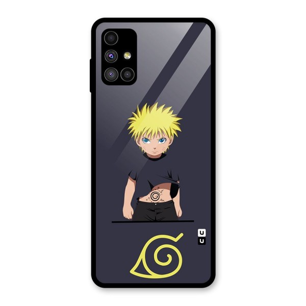 Naruto Kid Glass Back Case for Galaxy M51