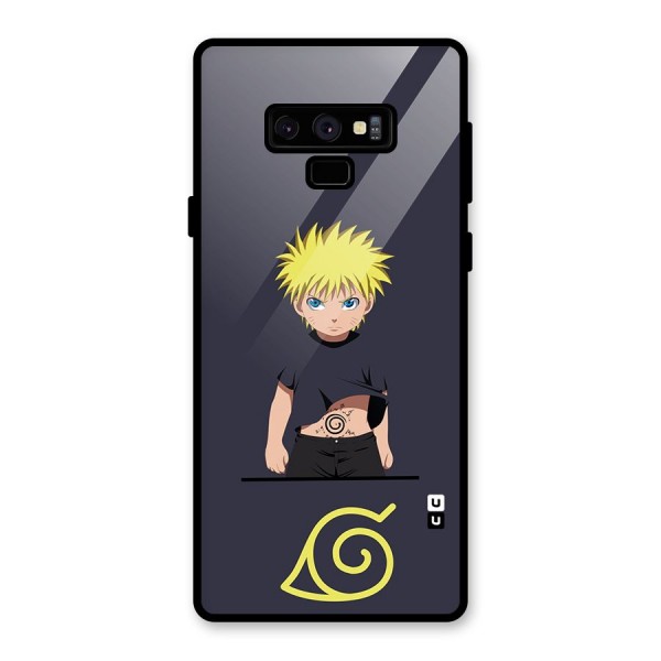 Naruto Kid Glass Back Case for Galaxy Note 9