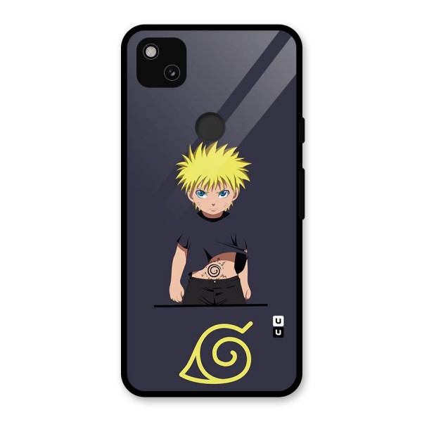 Naruto Kid Glass Back Case for Google Pixel 4a