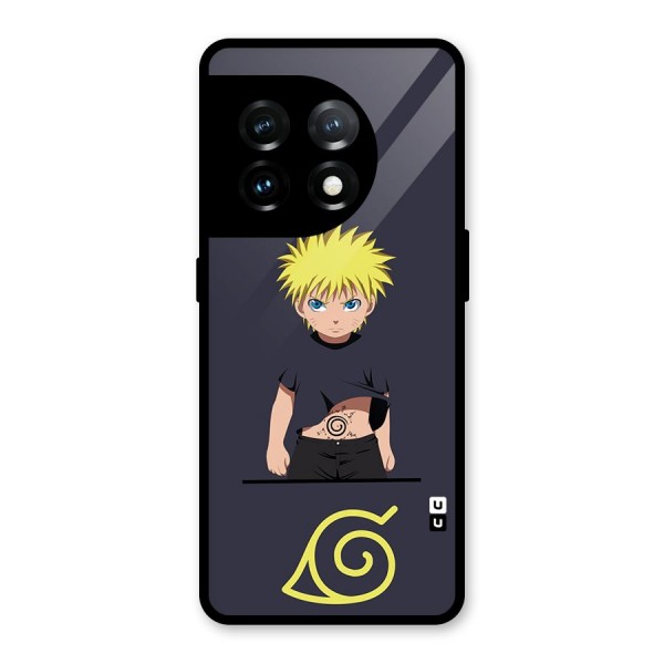 Naruto Kid Glass Back Case for OnePlus 11