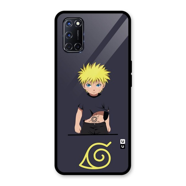 Naruto Kid Glass Back Case for Oppo A52