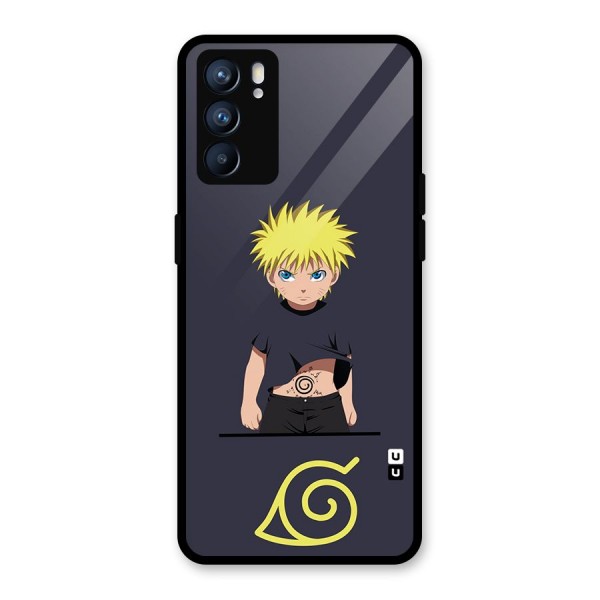 Naruto Kid Glass Back Case for Oppo Reno6 5G