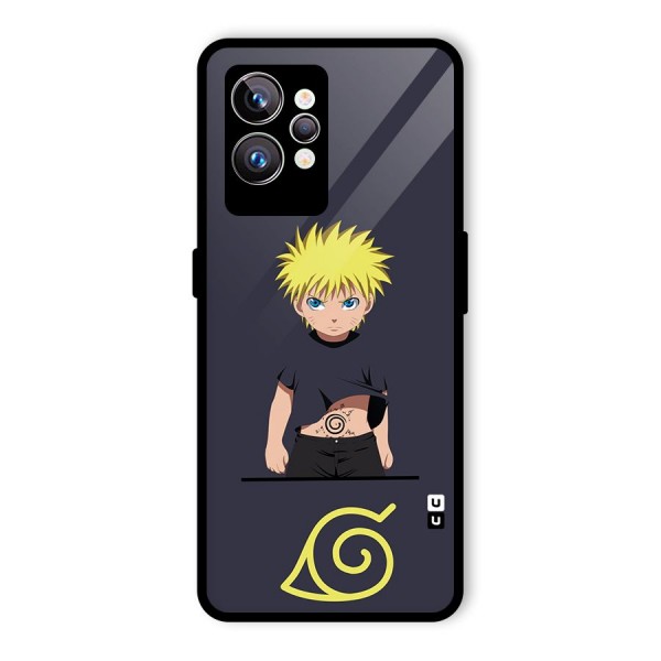 Naruto Kid Glass Back Case for Realme GT2 Pro