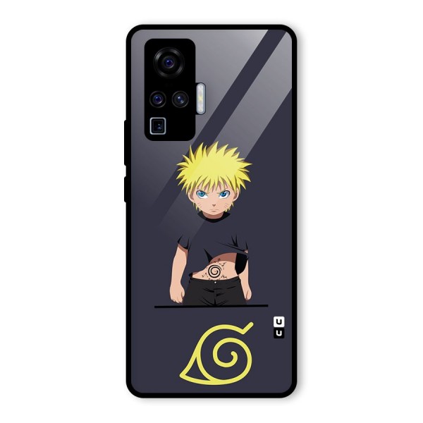 Naruto Kid Glass Back Case for Vivo X50 Pro