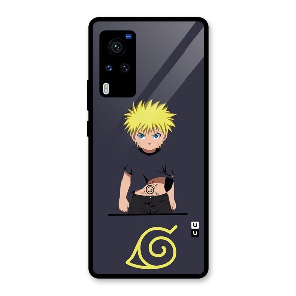 Naruto Kid Glass Back Case for Vivo X60 Pro