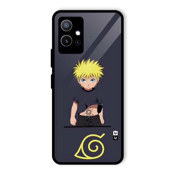 Naruto Kid Glass Back Case for Vivo iQOO Z6