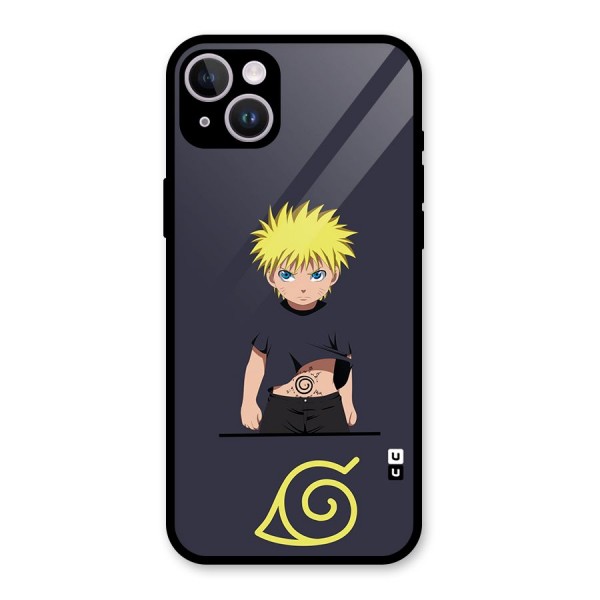 Naruto Kid Glass Back Case for iPhone 14 Plus