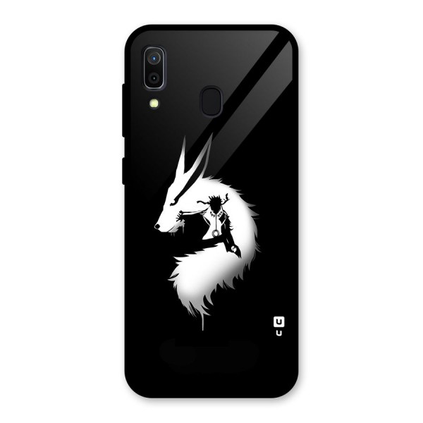 Naruto Kurama Mode Glass Back Case for Galaxy A30