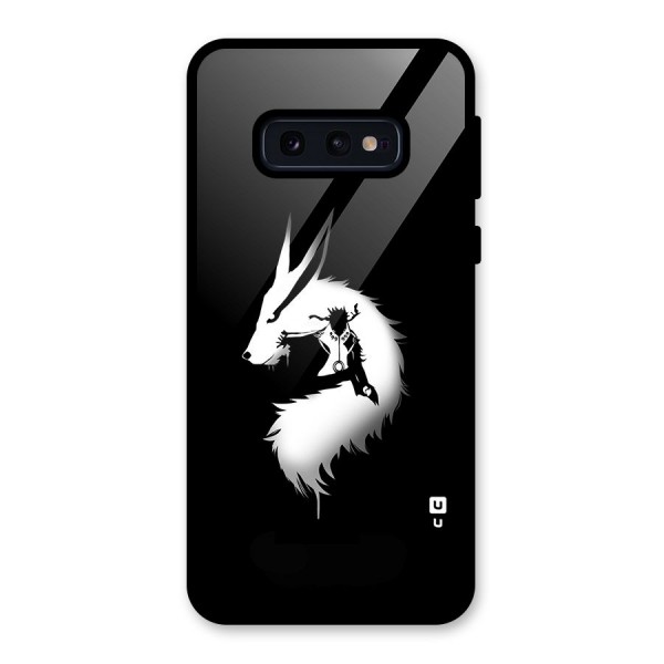 Naruto Kurama Mode Glass Back Case for Galaxy S10e