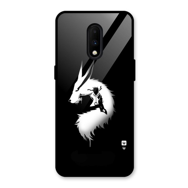 Naruto Kurama Mode Glass Back Case for OnePlus 7