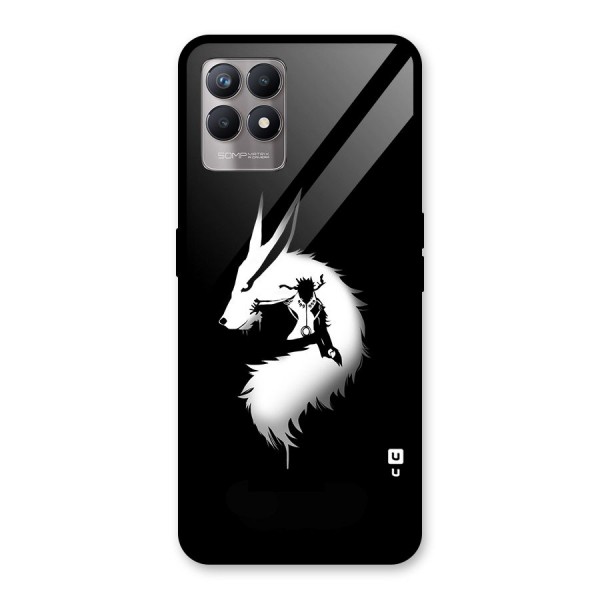 Naruto Kurama Mode Glass Back Case for Realme 8i