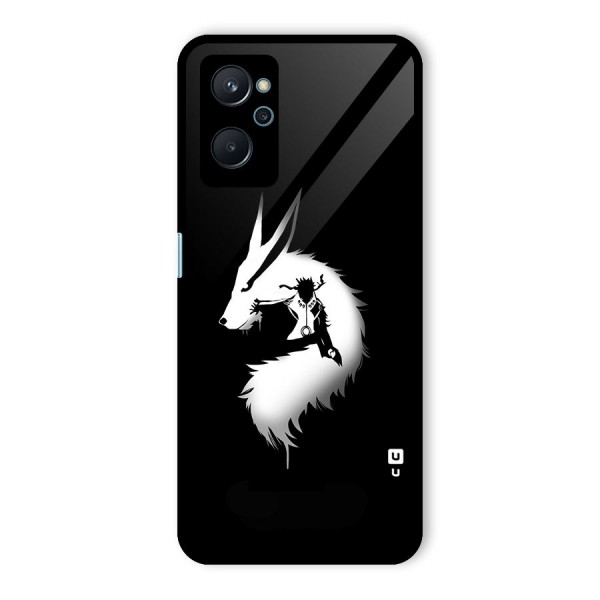 Naruto Kurama Mode Glass Back Case for Realme 9i