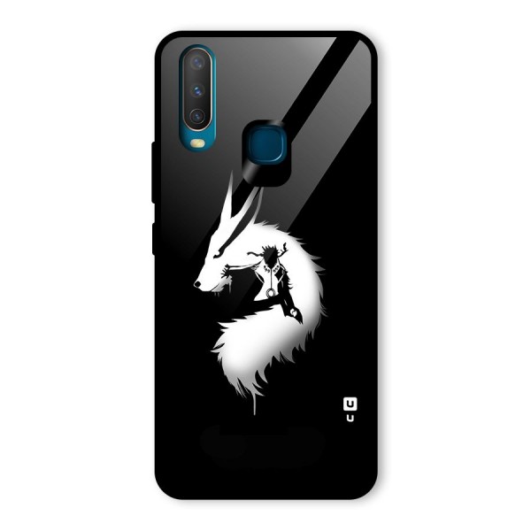 Naruto Kurama Mode Glass Back Case for Vivo Y12