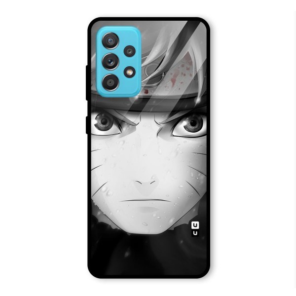 Naruto Monochrome Glass Back Case for Galaxy A52s 5G