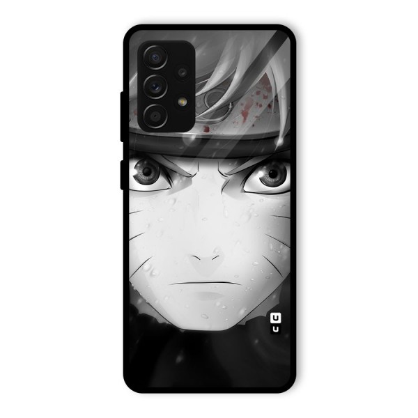 Naruto Monochrome Glass Back Case for Galaxy A53 5G