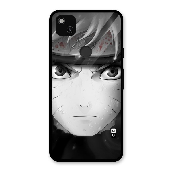 Naruto Monochrome Glass Back Case for Google Pixel 4a