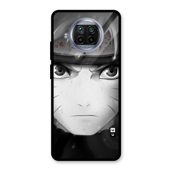 Naruto Monochrome Glass Back Case for Mi 10i