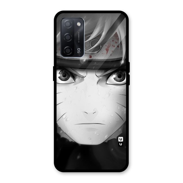 Naruto Monochrome Glass Back Case for Oppo A53s 5G