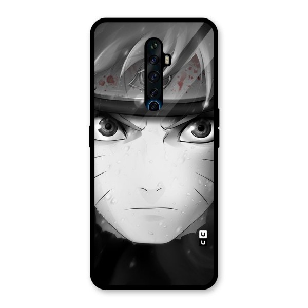 Naruto Monochrome Glass Back Case for Oppo Reno2 Z