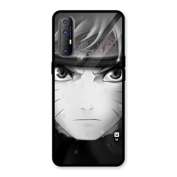 Naruto Monochrome Glass Back Case for Oppo Reno3 Pro