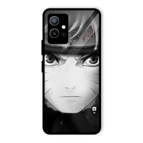 Naruto Monochrome Glass Back Case for Vivo T1 5G