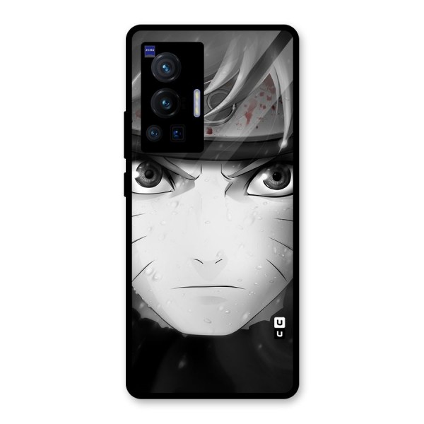 Naruto Monochrome Glass Back Case for Vivo X70 Pro