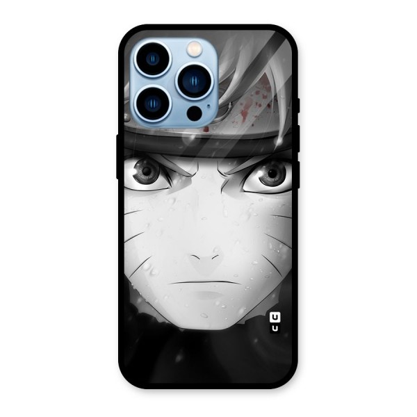 Naruto Monochrome Glass Back Case for iPhone 13 Pro