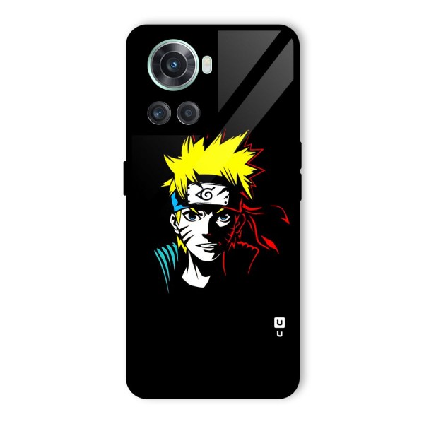 Naruto Pen Sketch Art Glass Back Case for OnePlus 10R