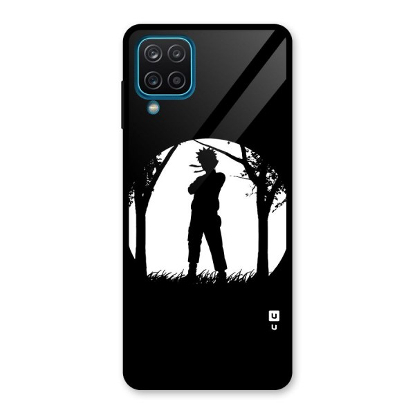 Naruto Silhouette Glass Back Case for Galaxy A12