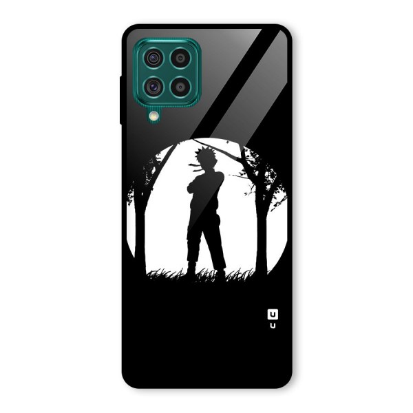 Naruto Silhouette Glass Back Case for Galaxy F62