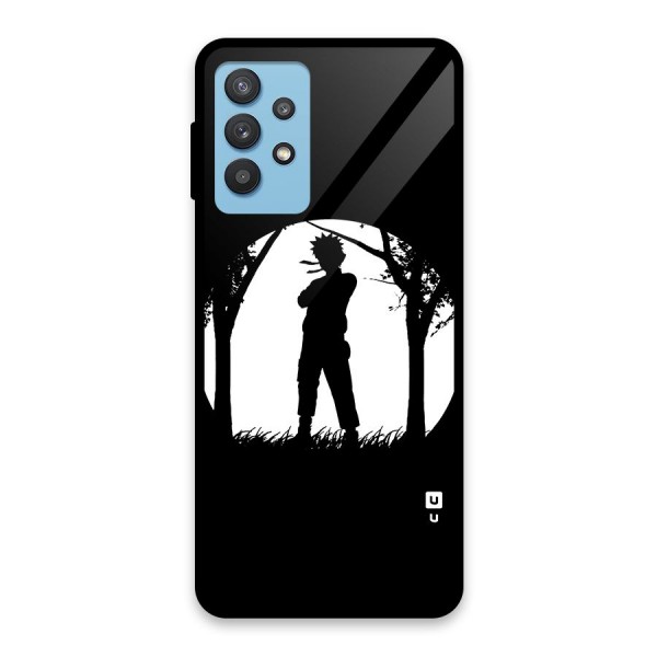 Naruto Silhouette Glass Back Case for Galaxy M32 5G