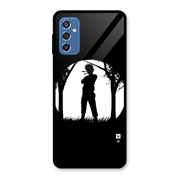 Naruto Silhouette Glass Back Case for Galaxy M52 5G