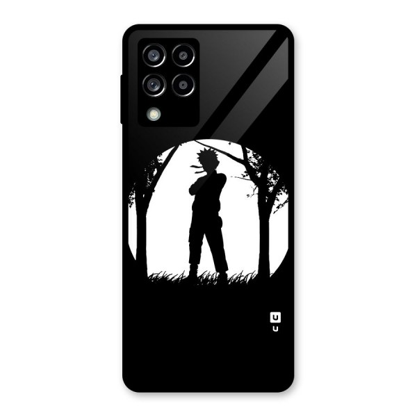 Naruto Silhouette Glass Back Case for Galaxy M53 5G