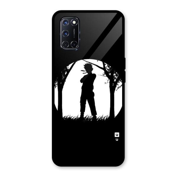 Naruto Silhouette Glass Back Case for Oppo A52