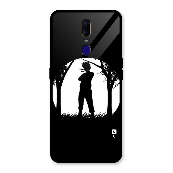 Naruto Silhouette Glass Back Case for Oppo F11