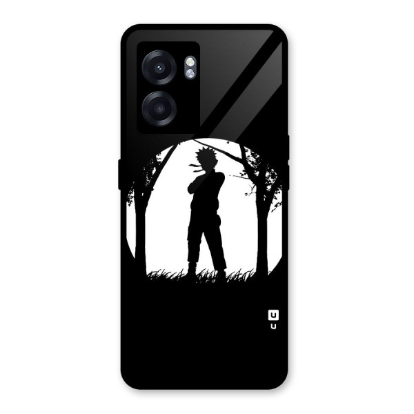 Naruto Silhouette Glass Back Case for Oppo K10 (5G)