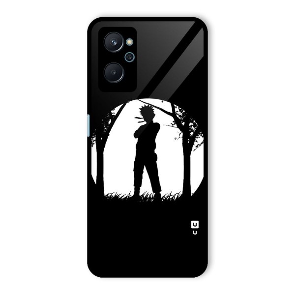 Naruto Silhouette Glass Back Case for Realme 9i