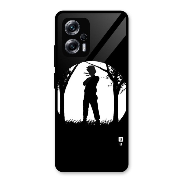 Naruto Silhouette Glass Back Case for Redmi K50i