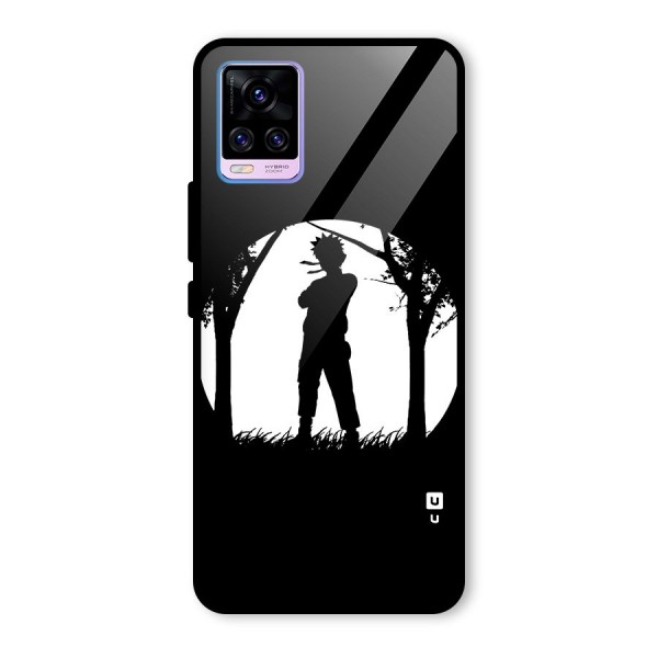 Naruto Silhouette Glass Back Case for Vivo V20 Pro