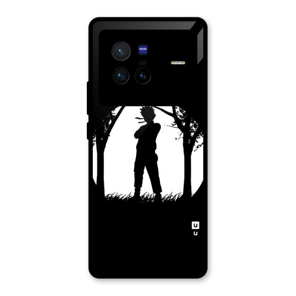 Naruto Silhouette Glass Back Case for Vivo X80