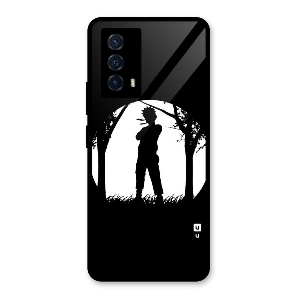 Naruto Silhouette Glass Back Case for Vivo iQOO Z5