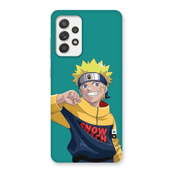 Naruto Snow Beach Art Back Case for Galaxy A52