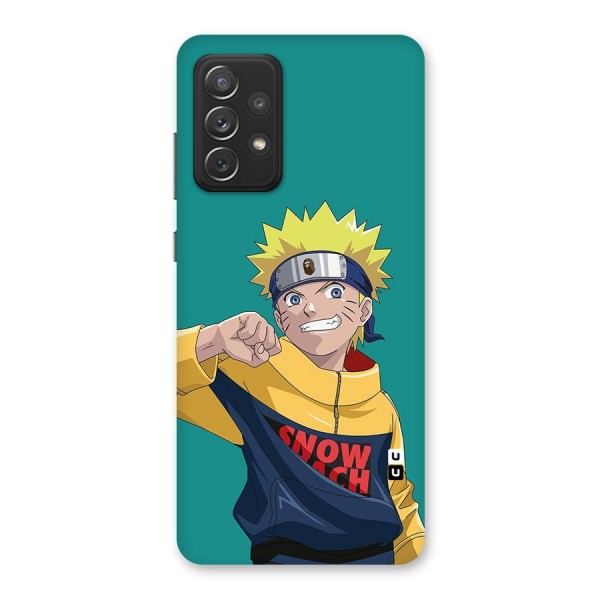 Naruto Snow Beach Art Back Case for Galaxy A72