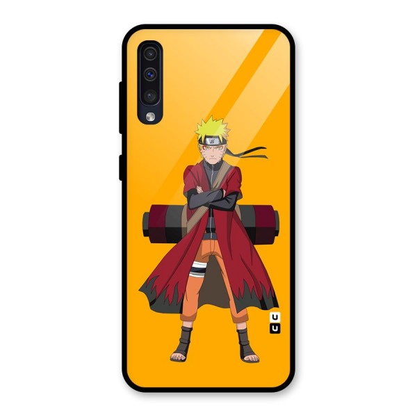 Naruto Uzumaki Art Glass Back Case for Galaxy A30s